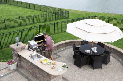 Outdoor Kitchen Installation in Naples, FL