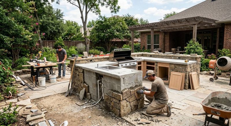 Outdoor Kitchen Remodeling in Houston, TX