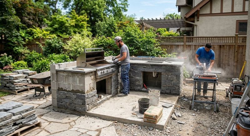 Outdoor Kitchen Construction in Marin County, CA