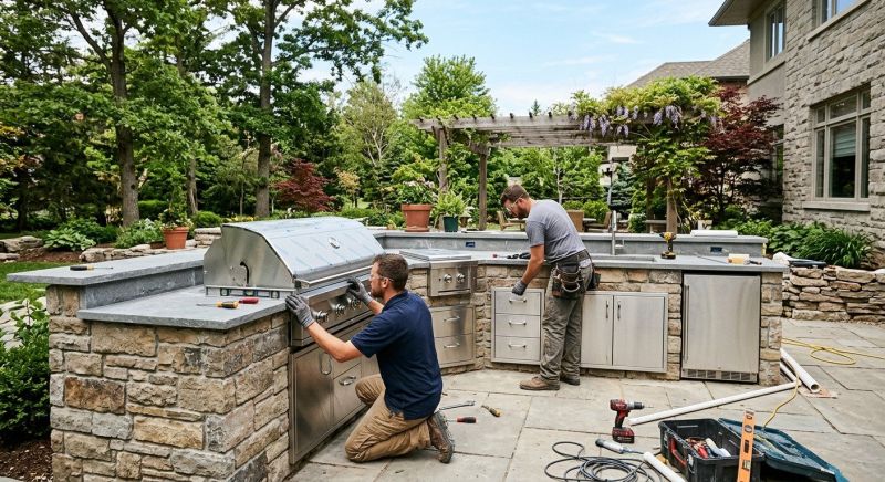 Outdoor Kitchen Installation in South Houston, TX