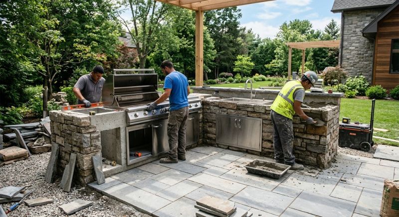 Outdoor Kitchen Renovation in Santa Rosa, CA